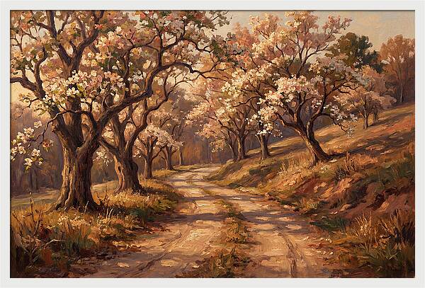 Blooming Dogwood Pathway