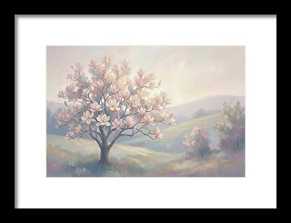 Blooming Magnolia Tree