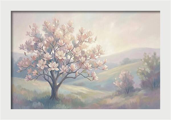 Blooming Magnolia Tree