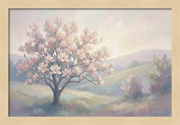 Blooming Magnolia Tree
