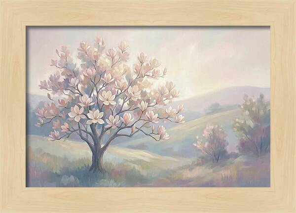 Blooming Magnolia Tree