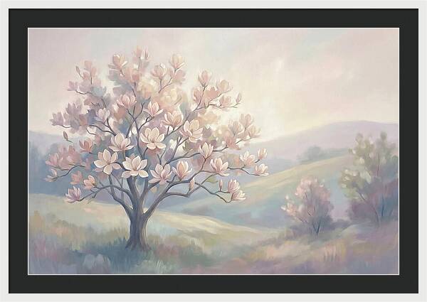 Blooming Magnolia Tree
