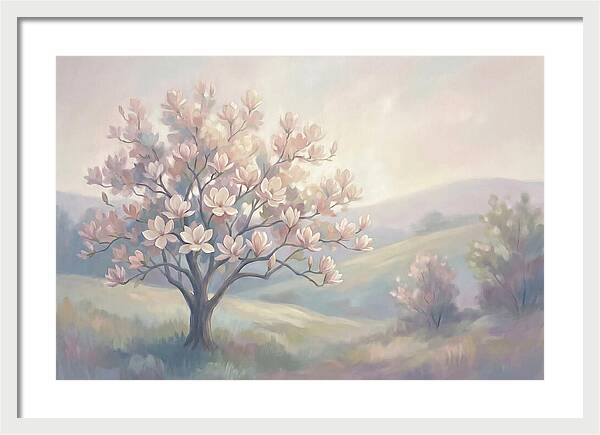 Blooming Magnolia Tree