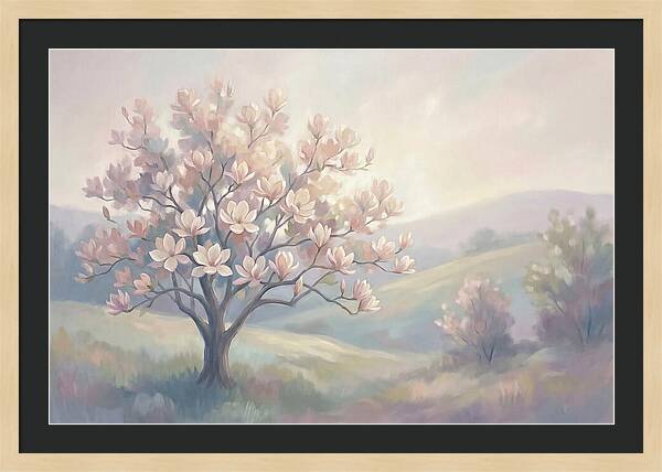 Blooming Magnolia Tree