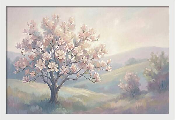 Blooming Magnolia Tree