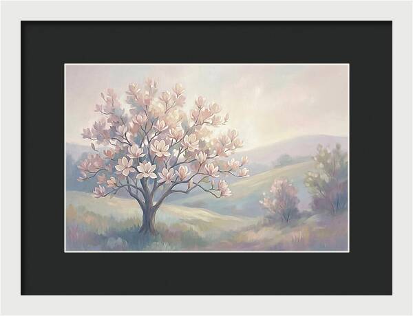 Blooming Magnolia Tree