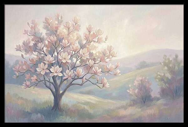 Blooming Magnolia Tree