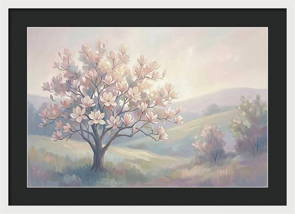 Blooming Magnolia Tree