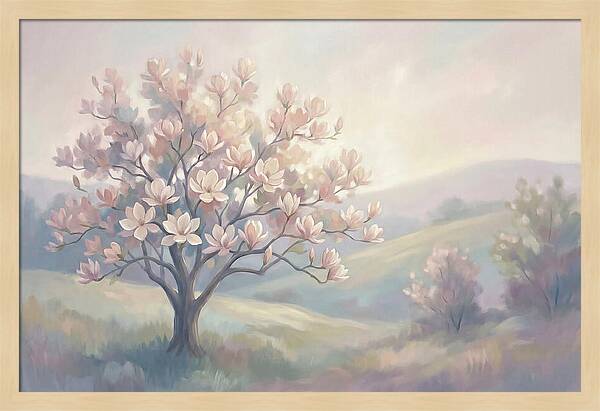 Blooming Magnolia Tree