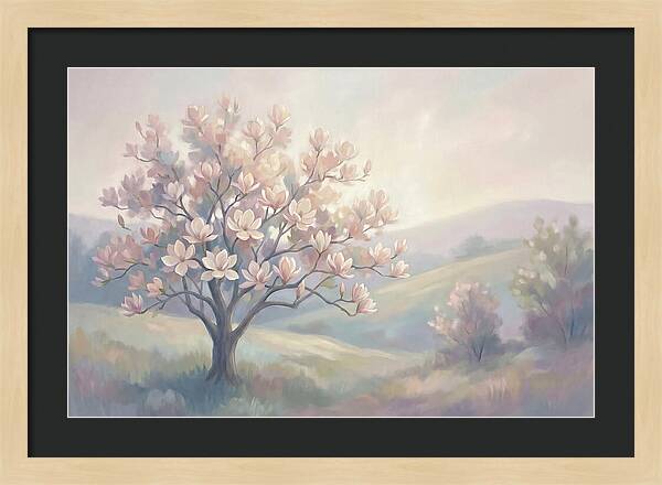 Blooming Magnolia Tree