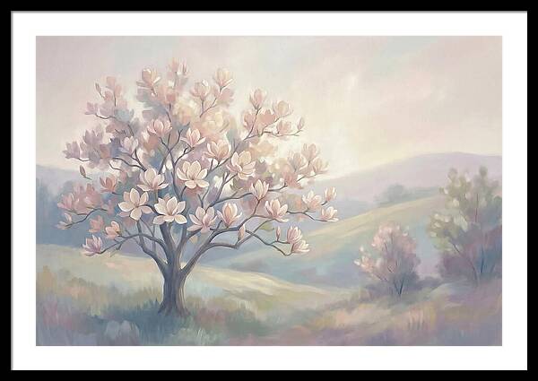 Blooming Magnolia Tree
