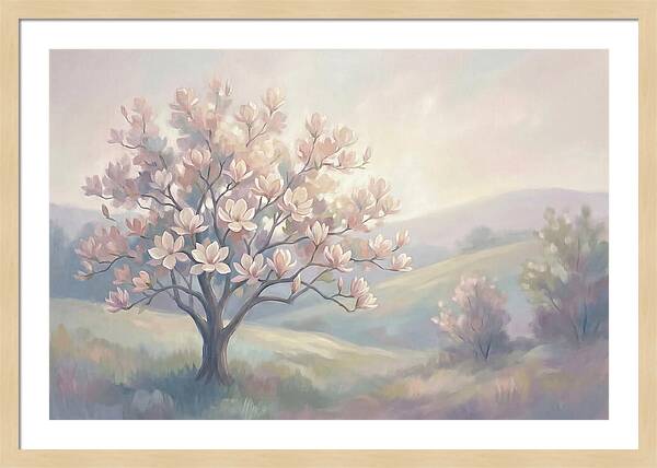 Blooming Magnolia Tree