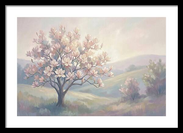 Blooming Magnolia Tree