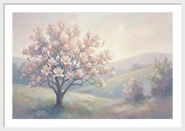 Blooming Magnolia Tree