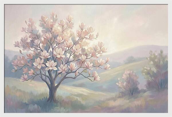 Blooming Magnolia Tree