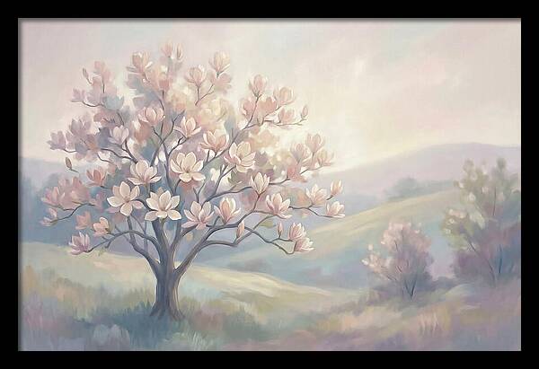 Blooming Magnolia Tree