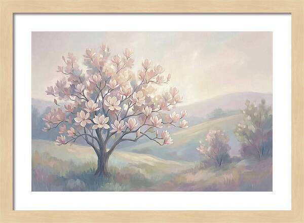 Blooming Magnolia Tree