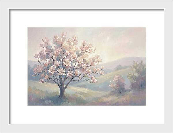 Blooming Magnolia Tree