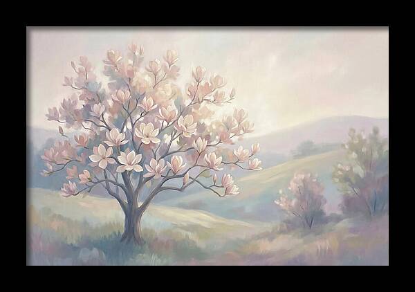 Blooming Magnolia Tree