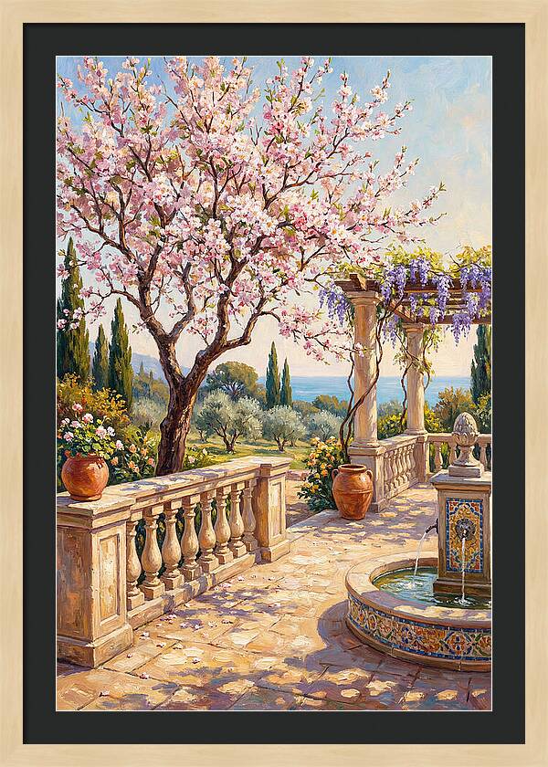 Blooming Mediterranean Oasis