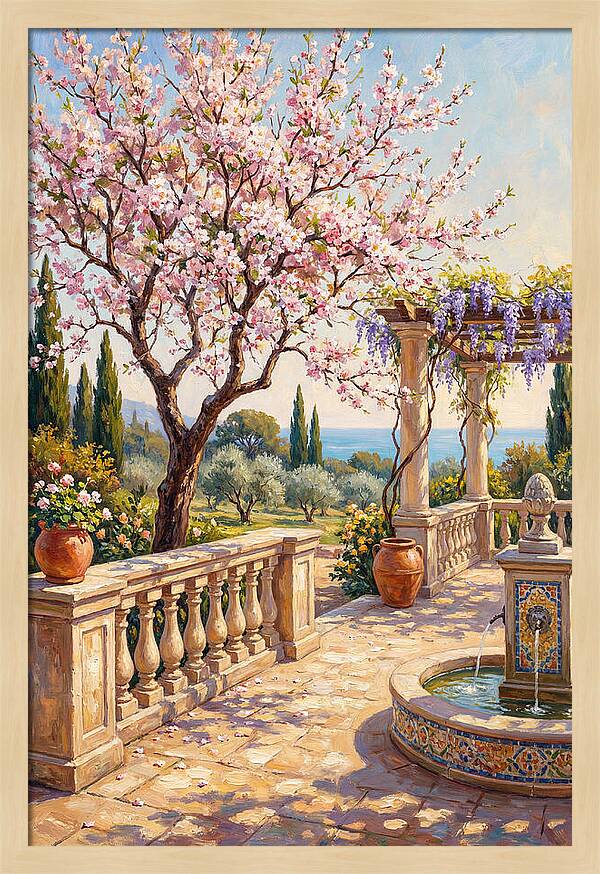 Blooming Mediterranean Oasis