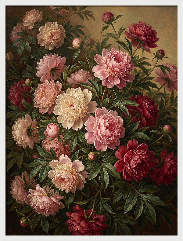 Blooming Peony Paradise