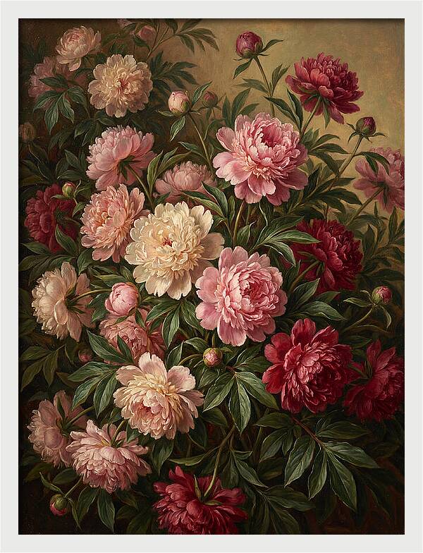 Blooming Peony Paradise