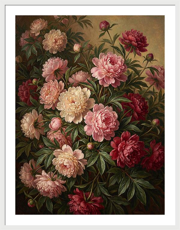 Blooming Peony Paradise