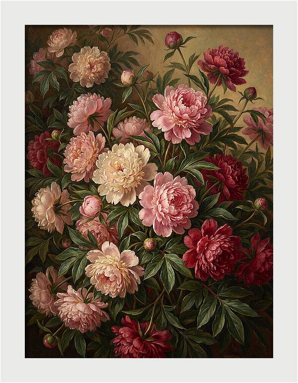 Blooming Peony Paradise