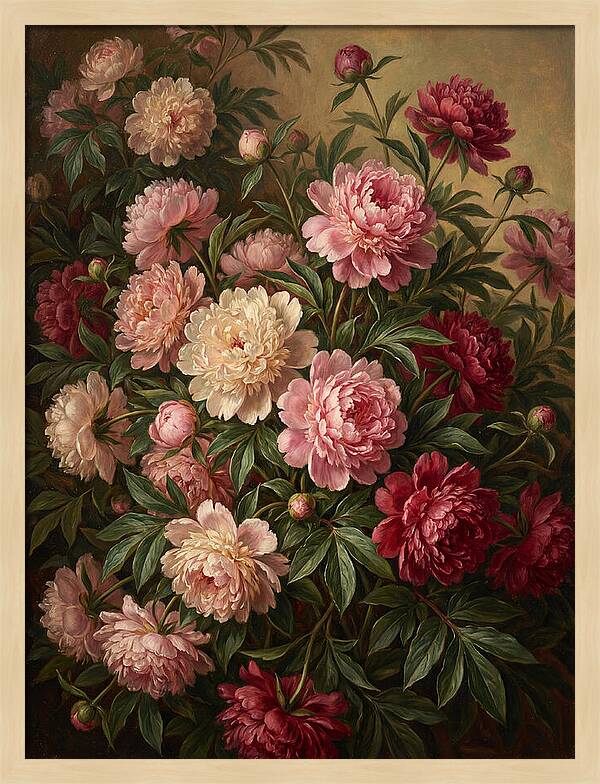 Blooming Peony Paradise