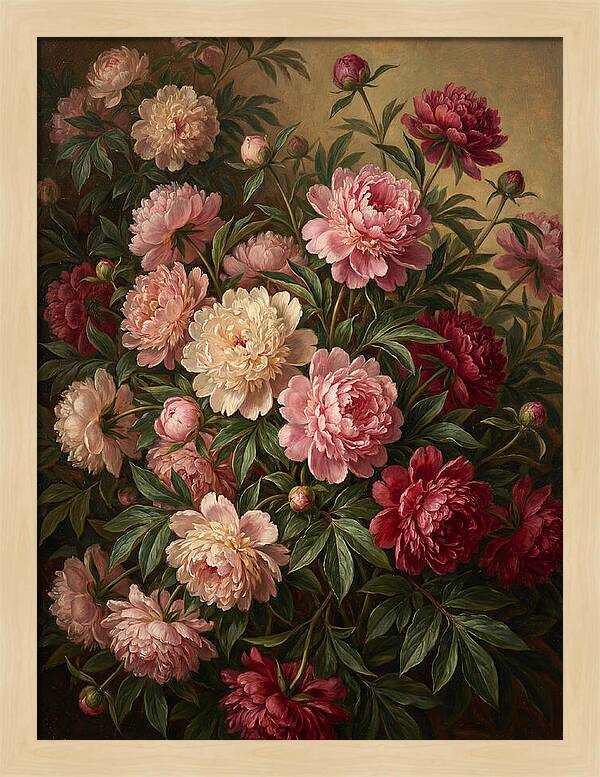 Blooming Peony Paradise