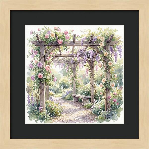 Blooming Pergola Oasis