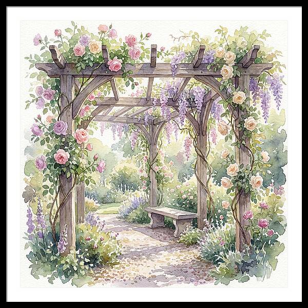 Blooming Pergola Oasis