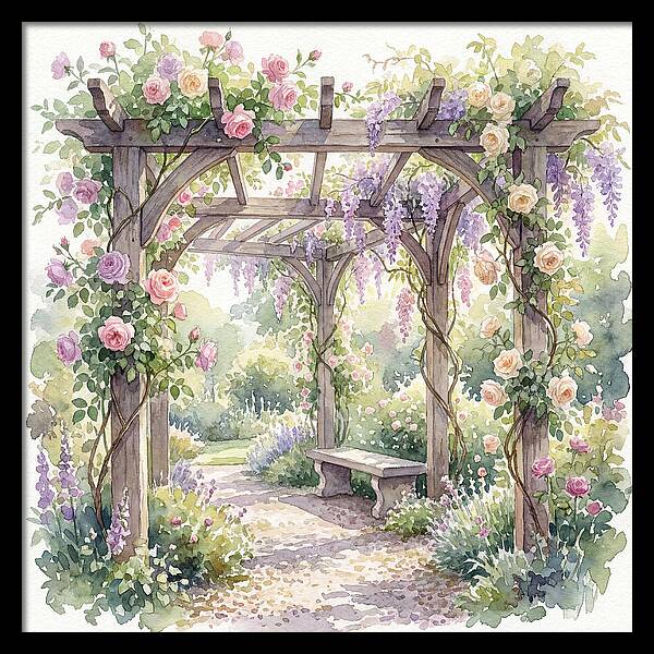 Blooming Pergola Oasis