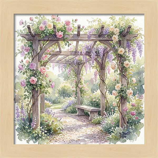 Blooming Pergola Oasis