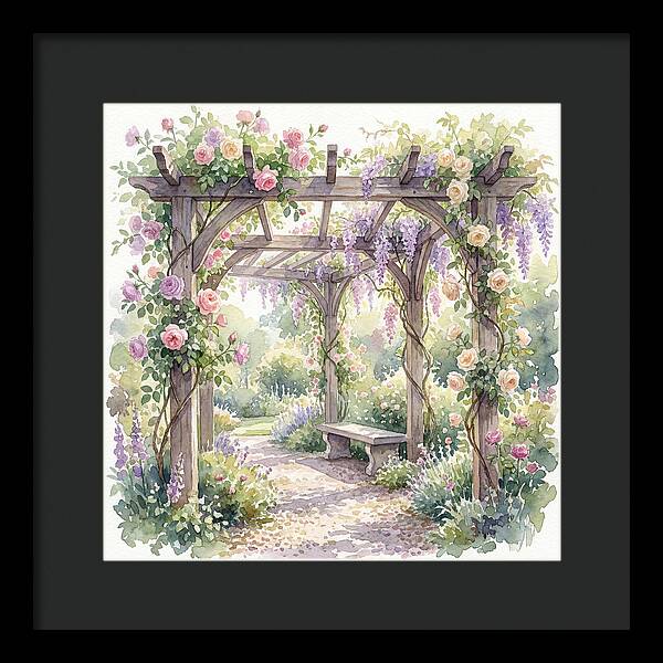 Blooming Pergola Oasis