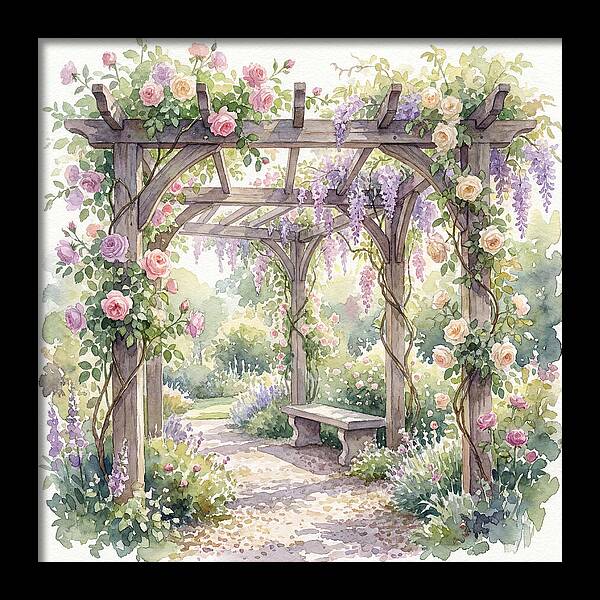 Blooming Pergola Oasis