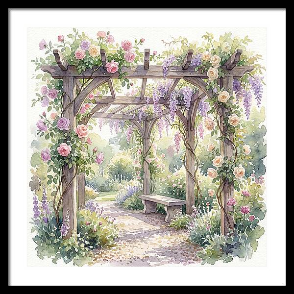 Blooming Pergola Oasis