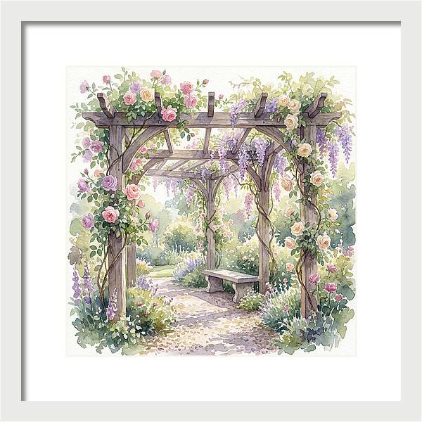 Blooming Pergola Oasis