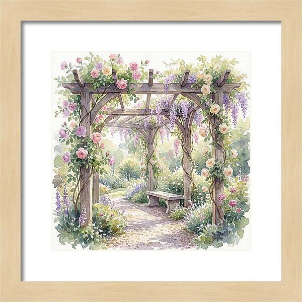 Blooming Pergola Oasis
