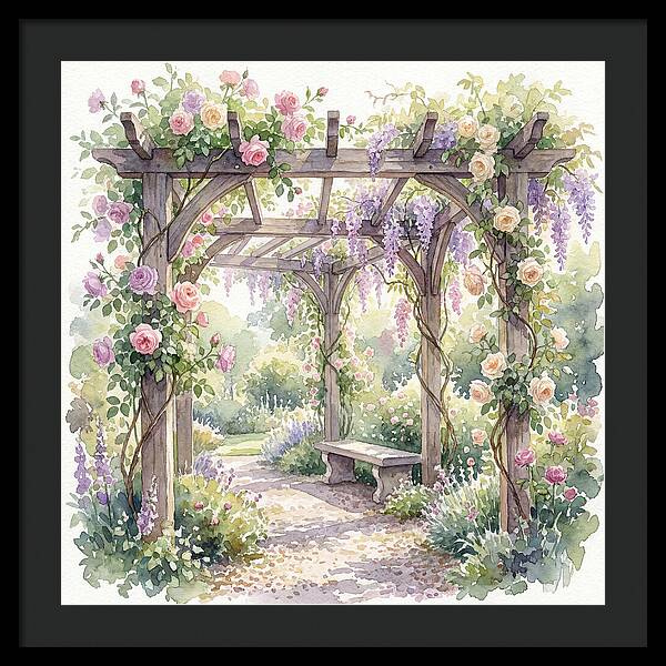 Blooming Pergola Oasis