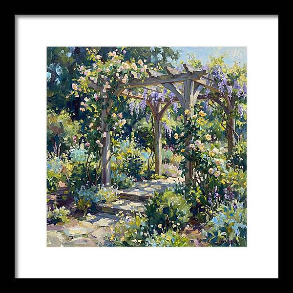 Blooming Pergola Serenity