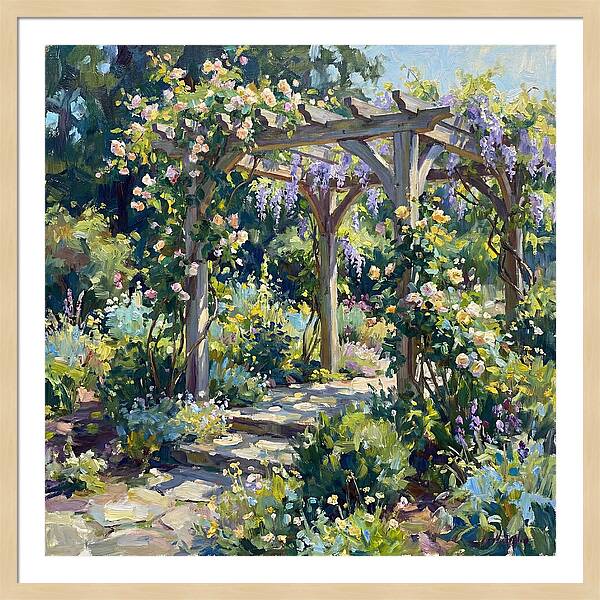 Blooming Pergola Serenity
