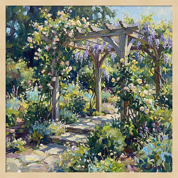 Blooming Pergola Serenity