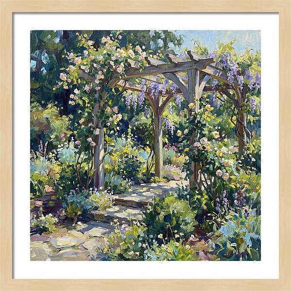 Blooming Pergola Serenity