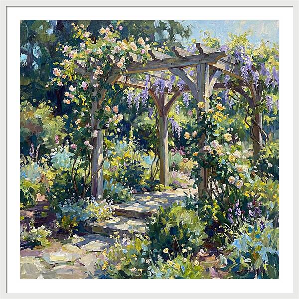 Blooming Pergola Serenity