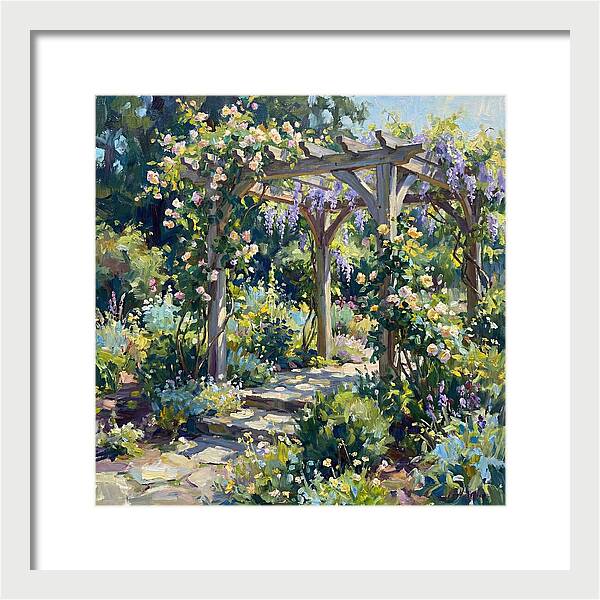 Blooming Pergola Serenity