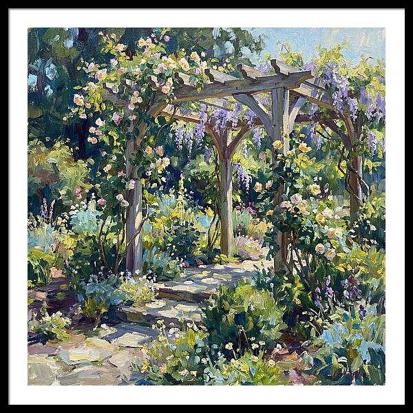 Blooming Pergola Serenity