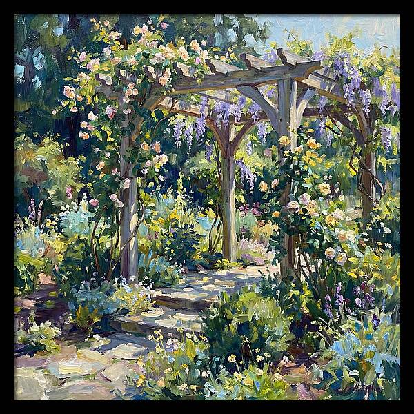 Blooming Pergola Serenity