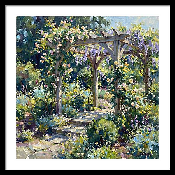 Blooming Pergola Serenity